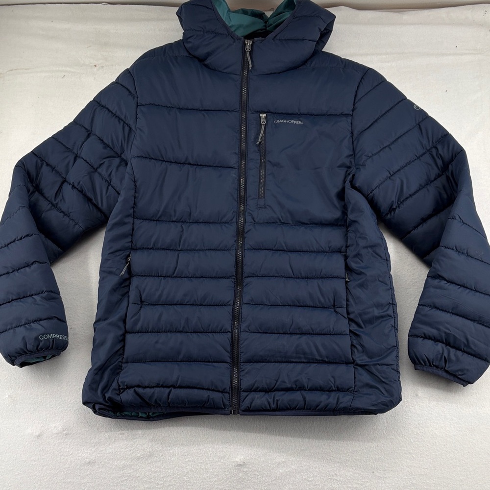 Men's Compresslite Hooded Insulating Jacket | Blue Navy - size small